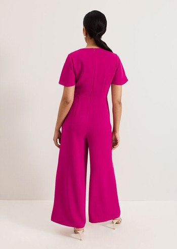 Phase Eight Petite Julissa Jumpsuit Pink Canada | JVDEKY-542